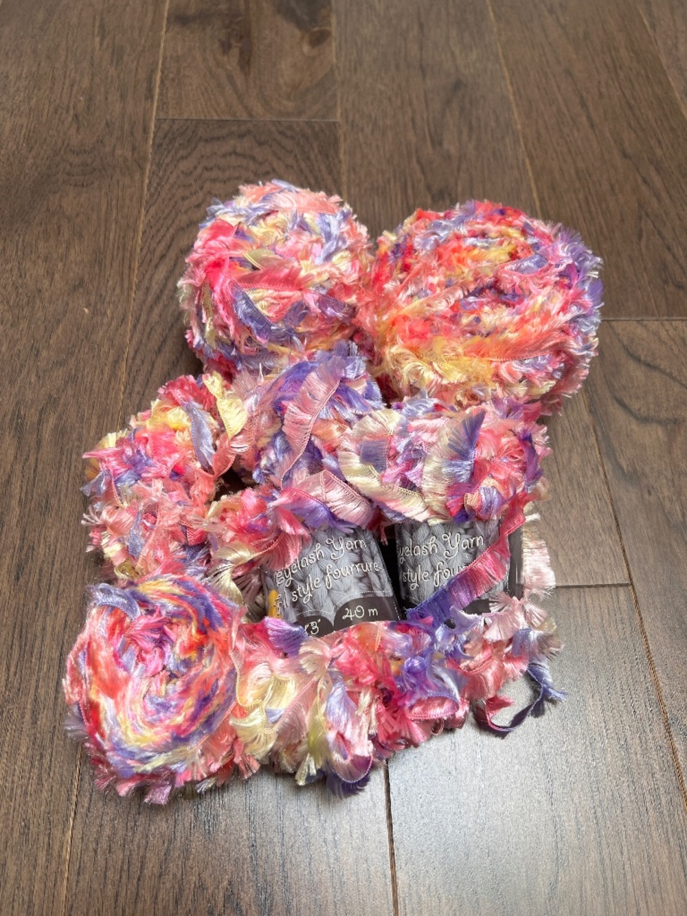 400g+ of eyelash yarn for knitting crochet crafts